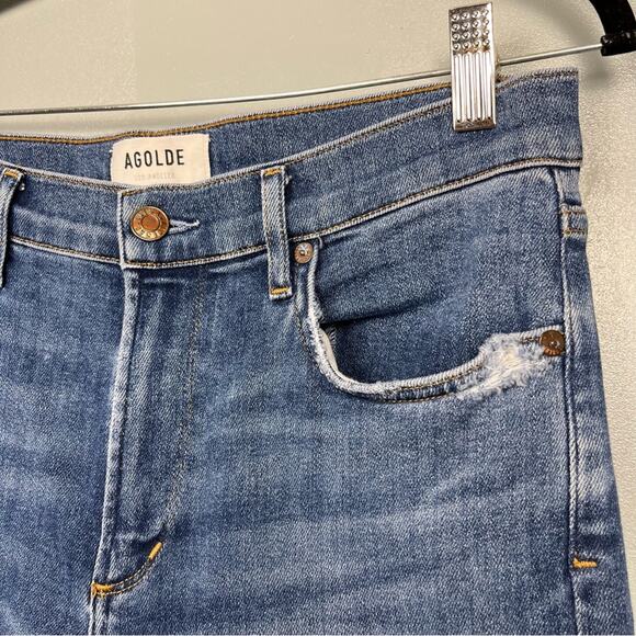 Agolde Sophie High Rise Skinny Crop Jeans in Tame Size 29 - Picture 4 of 10